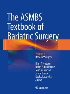 cover image of The ASMBS Textbook of Bariatric Surgery